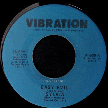 Sylvia - Give It Up In Vain / Easy Evil side B