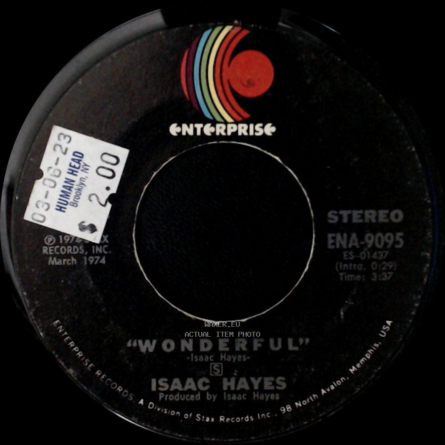 Isaac Hayes - Wonderful / Someone Made You For Me side A