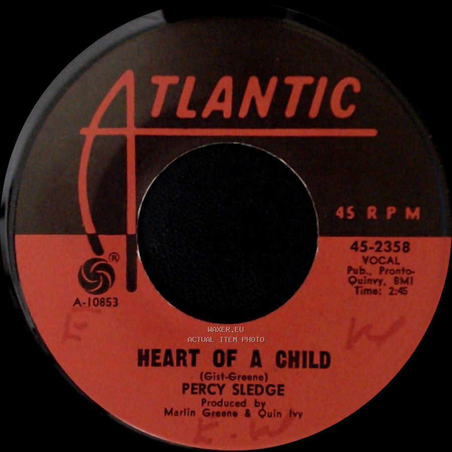 Percy Sledge - Tears Me Up / Heart Of A Child side B