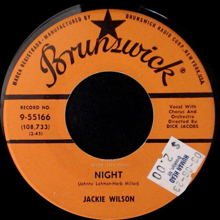 Jackie Wilson - Night / Doggin' Around side A