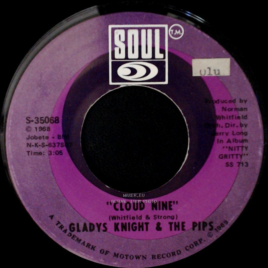 Gladys Knight & The Pips - Cloud Nine / Friendship Train side A