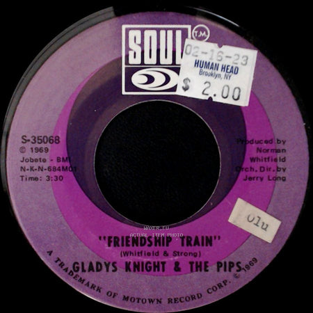 Gladys Knight & The Pips - Cloud Nine / Friendship Train side B