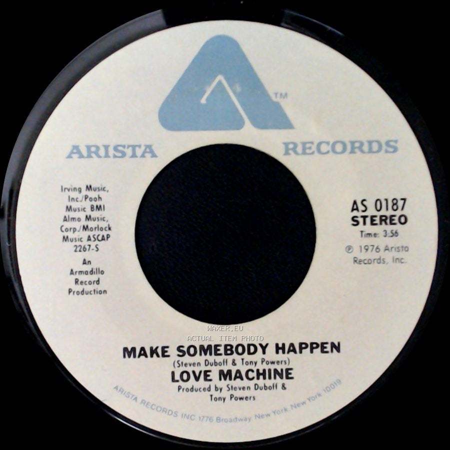 Love Machine / Disco Babies - Make Somebody Happen / Love Machine side A