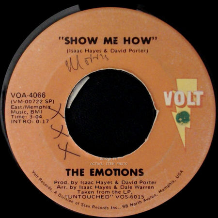 The Emotions - Show Me How / Boss Love Maker side A
