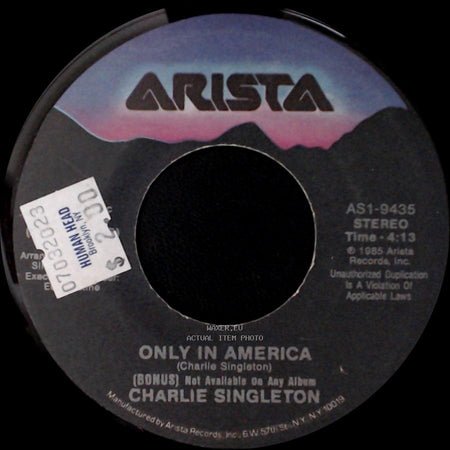 Charlie Singleton - Only In America / Money Won't Change Me side A
