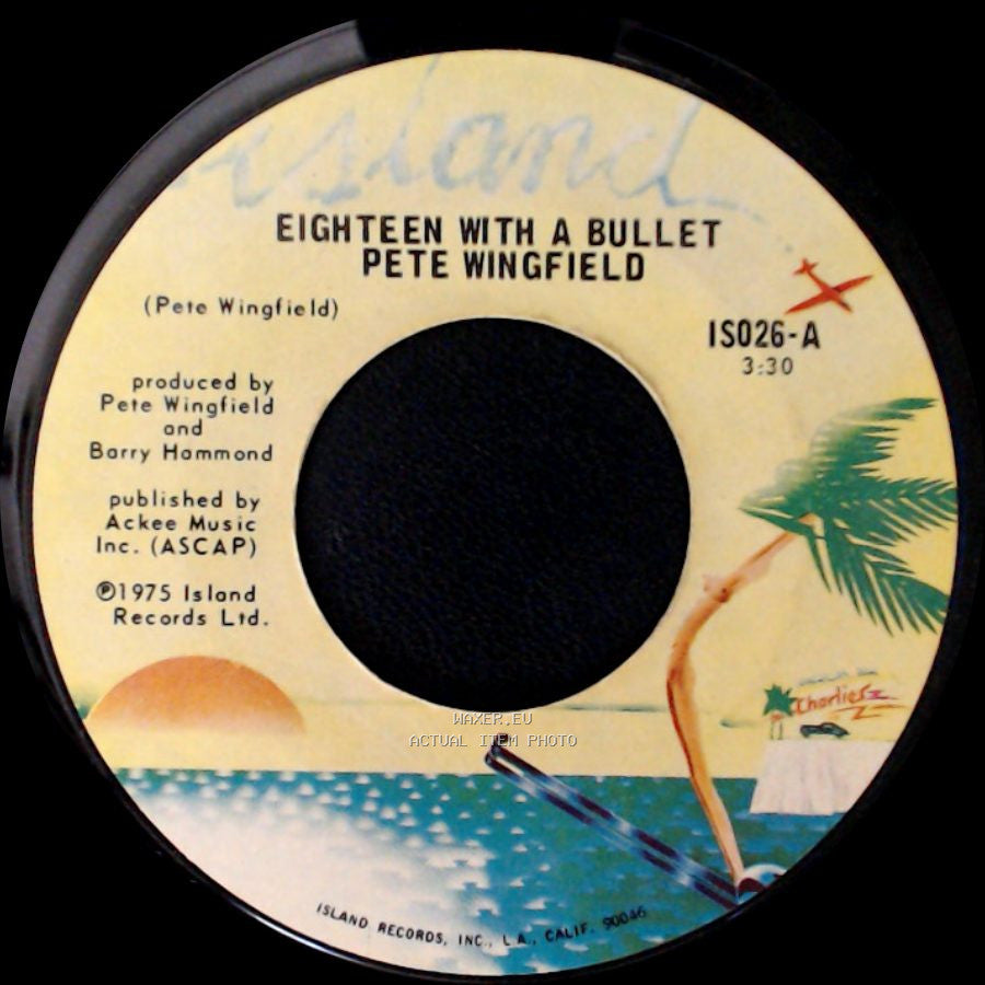 Pete Wingfield - Eighteen With A Bullet / Shadow Of A Doubt side A