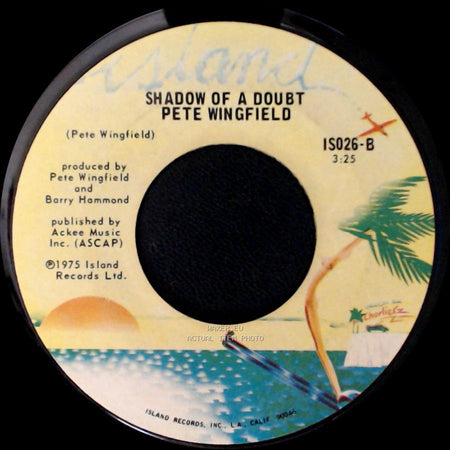 Pete Wingfield - Eighteen With A Bullet / Shadow Of A Doubt side B