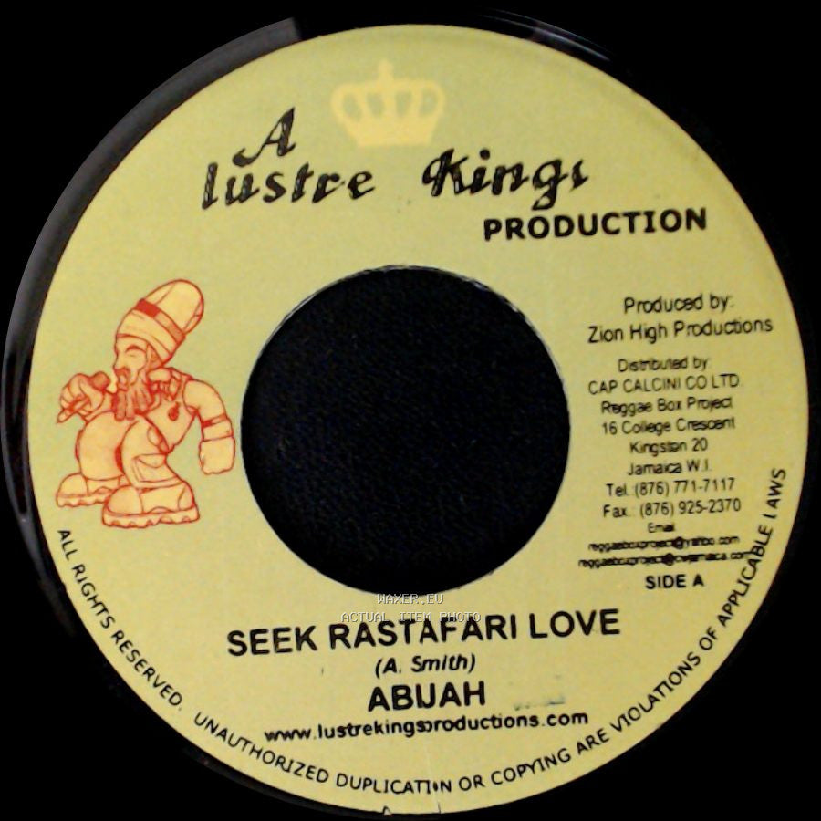 Abujah / Lambsbread & Prezident Brown - Seek Rastafari Love / Mountain Top side A