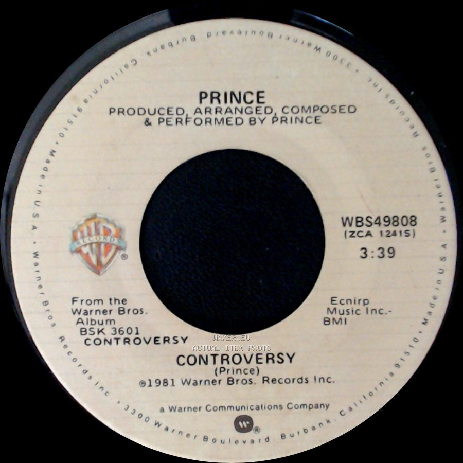Prince - Controversy / When You Were Mine side A