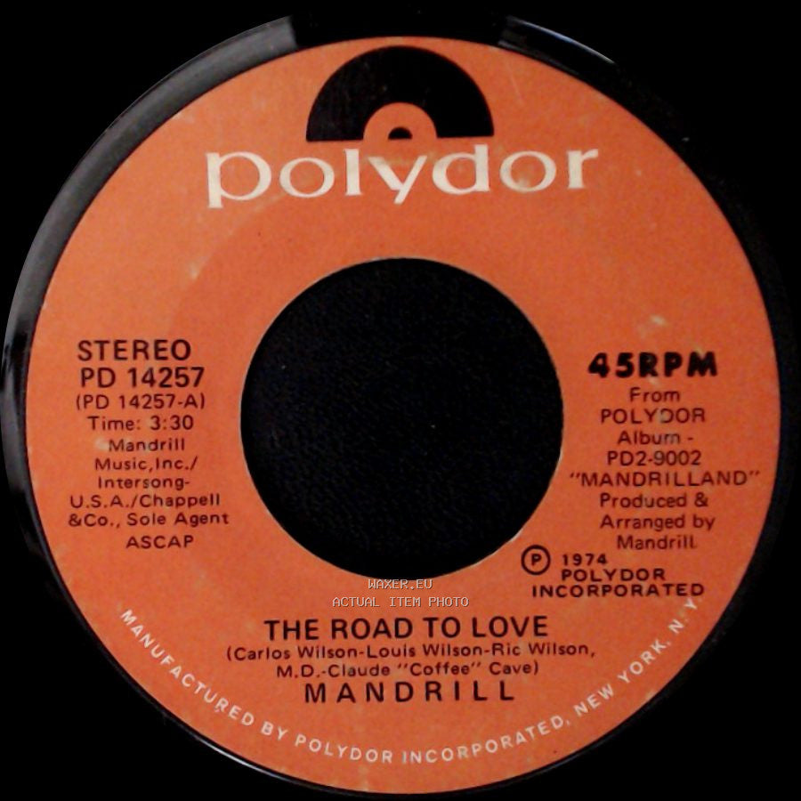 Mandrill - Armadillo / The Road To Love side B