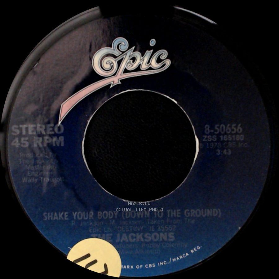 The Jacksons - That's What You Get (For Being Polite) / Shake Your Body (Down To The Ground) side B