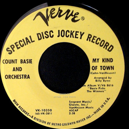 Count Basie And Orchestra - My Kind Of Town / Watermelon Man side A