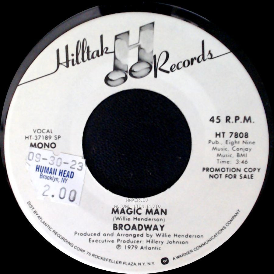 Broadway - Magic Man / Magic Man side B