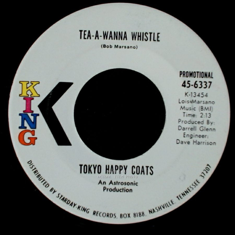 Tokyo Happy Coats - Tea-A-Wanna Whistle / Here Is Happiness (Koko Ni Sachi Ari) side A