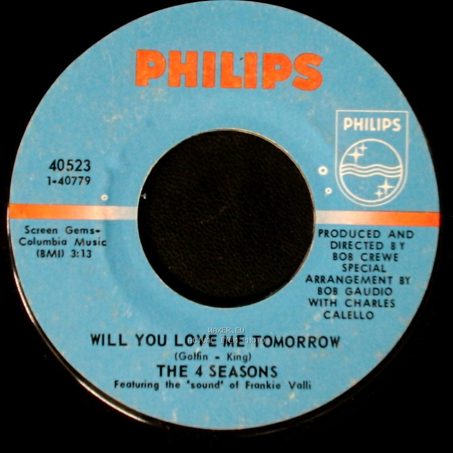 The 4 Seasons - Around And Around / Will You Love Me Tomorrow side B