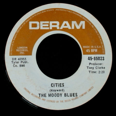 The Moody Blues - Nights In White Satin / Cities side B
