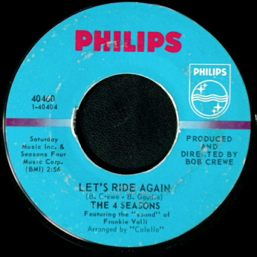The 4 Seasons - C'mon Marianne / Let's Ride Again side B