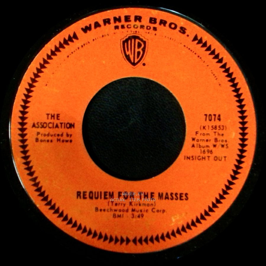 The Association - Never My Love / Requiem For The Masses side B