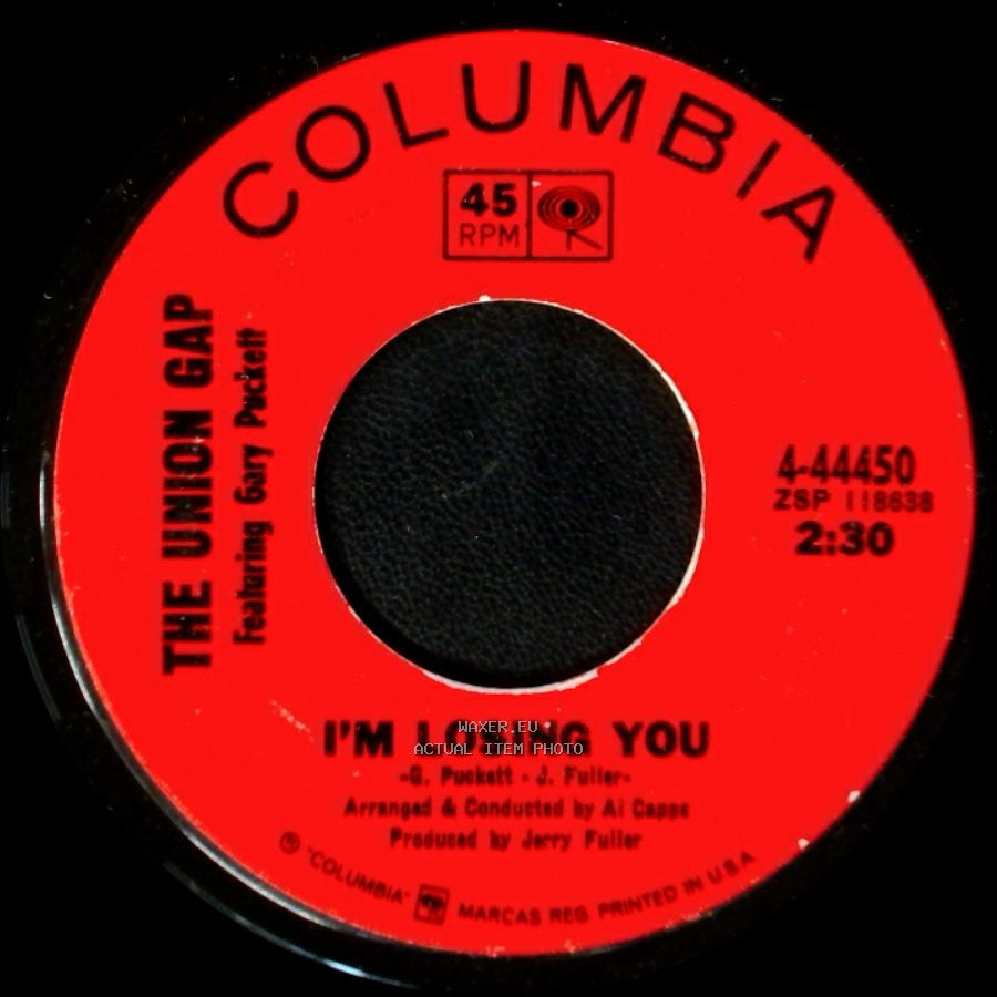 The Union Gap Featuring Gary Puckett - Young Girl / I'm Losing You side B