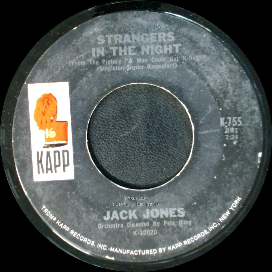 Jack Jones - Strangers In The Night / The Impossible Dream (The Quest) side A