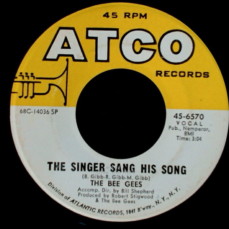 The Bee Gees - The Singer Sang His Song / Jumbo side A