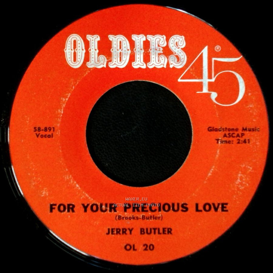 Jerry Butler - Sweet Was The Wine / For Your Precious Love side B