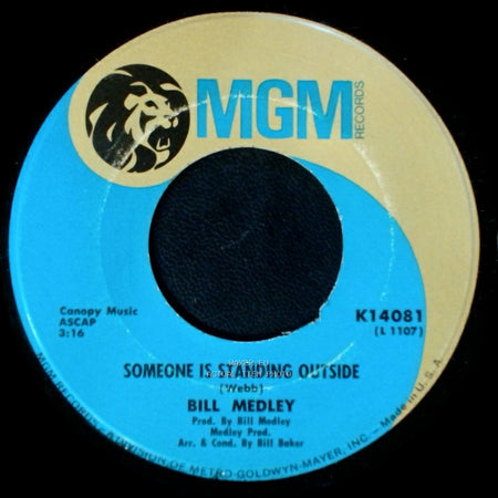 Bill Medley - Reaching Back (Medley) / Someone Is Standing Outside side B
