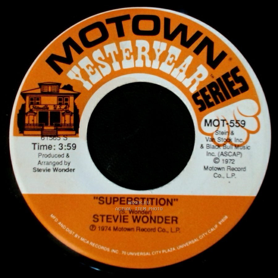 Stevie Wonder - Superstition / Superwoman (Where Were You When I Needed You) side A
