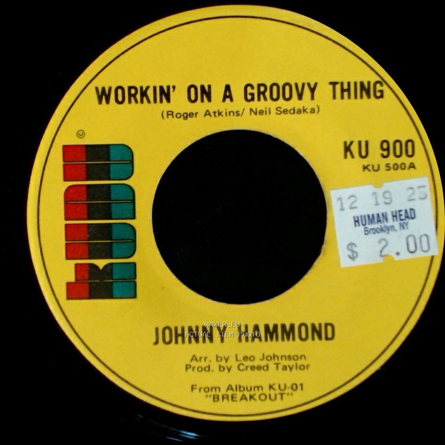 Johnny Hammond - Workin' On A Groovy Thing / It's Too Late side A
