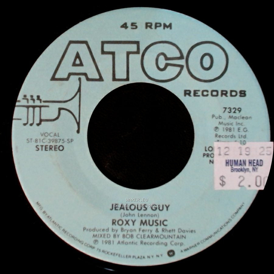 Roxy Music - Jealous Guy / Jealous Guy side B