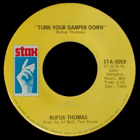 Rufus Thomas - Do The Funky Chicken / Turn Your Damper Down side B