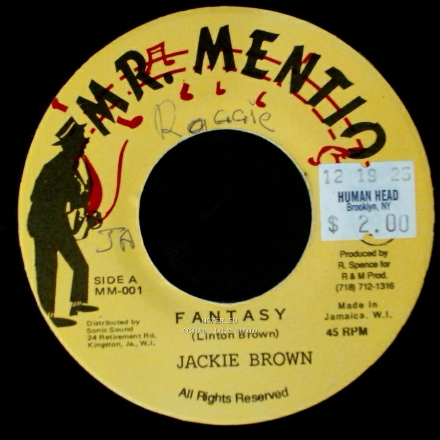 Jackie Brown / Jackie Brown R & M All Stars - Fantasy / Dub Fantasy side A