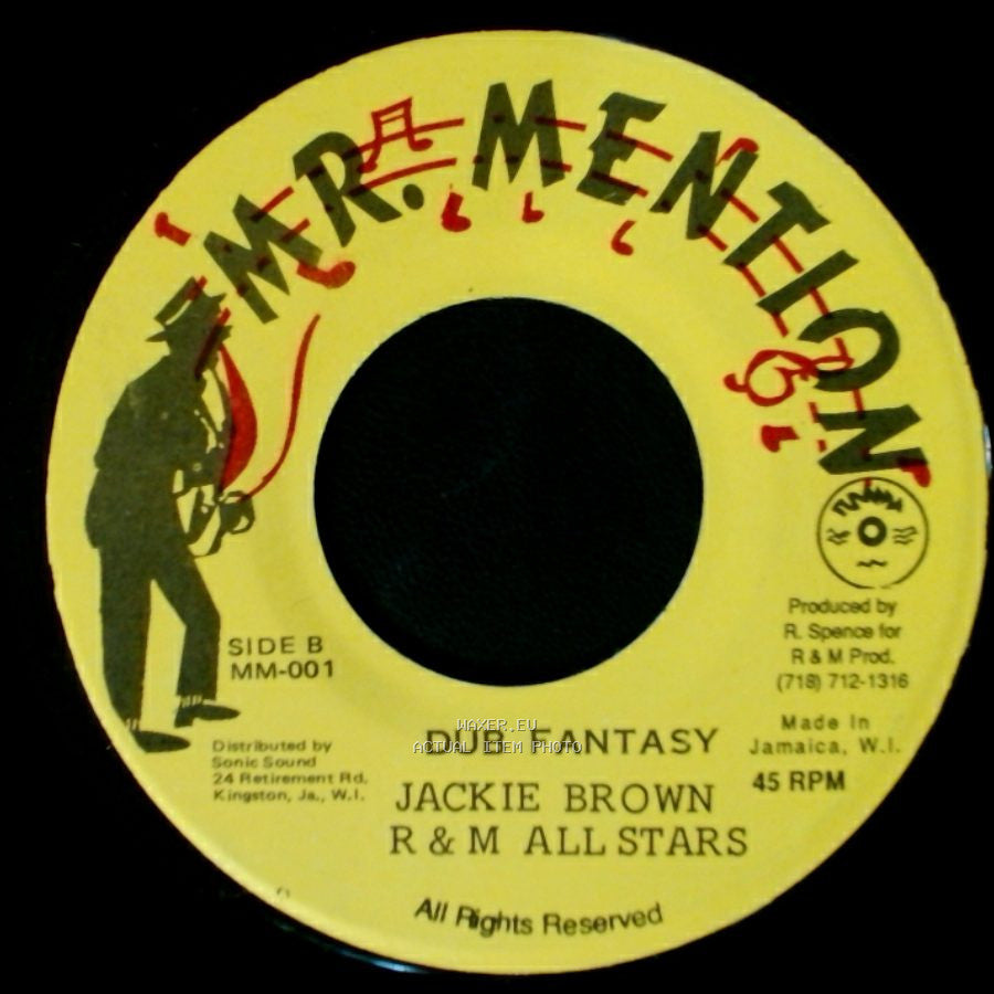 Jackie Brown / Jackie Brown R & M All Stars - Fantasy / Dub Fantasy side B