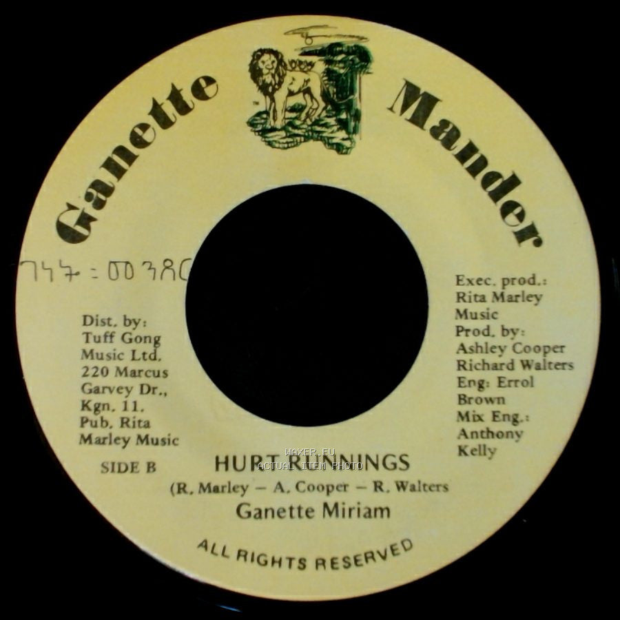 Ganette Miriam - Earth Runnings / Hurt Runnings side B