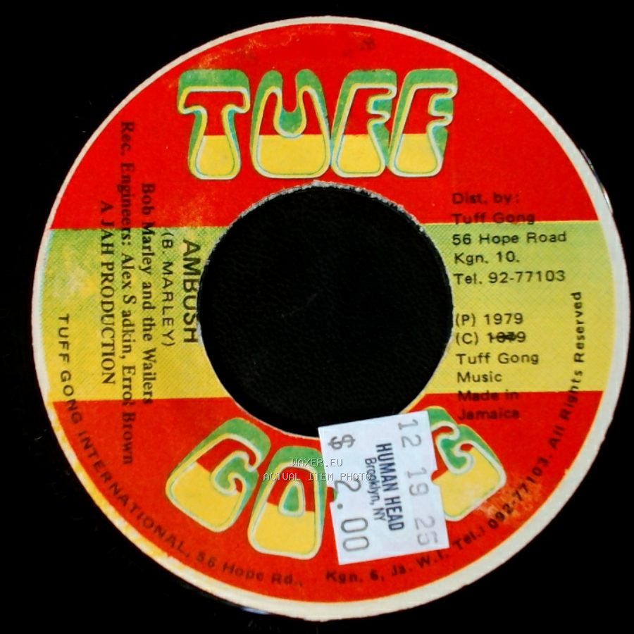 Bob Marley And The Wailers - Ambush / Ambush In Dub side A