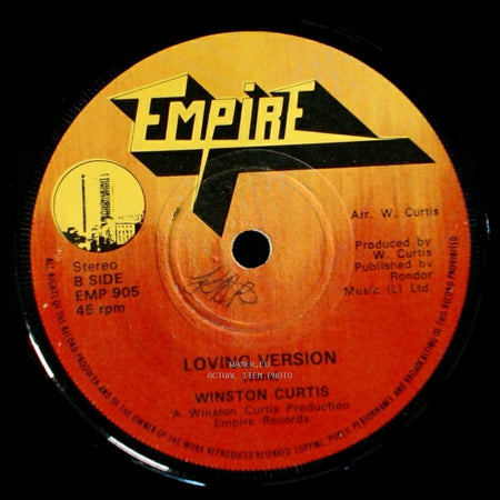 Winston Curtis - Loving Arms / Loving Version side B