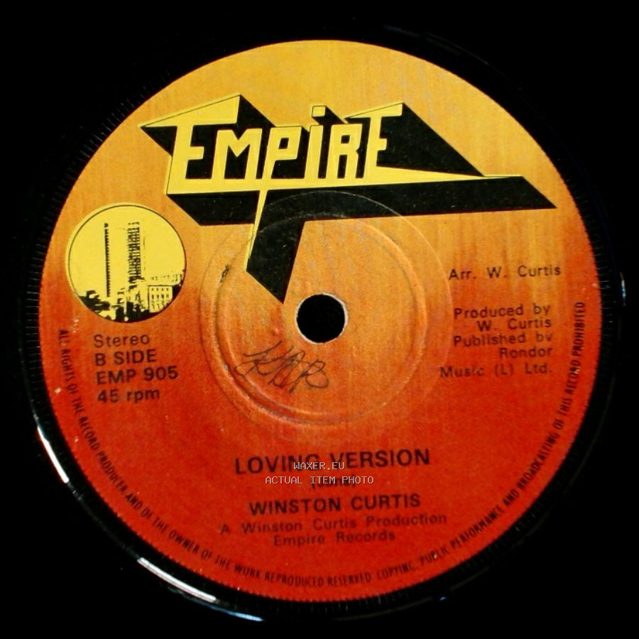 Winston Curtis - Loving Arms / Loving Version side B