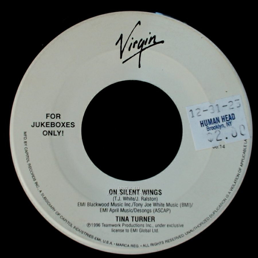 Tina Turner - When The Heartache Is Over / On Silent Wings side B