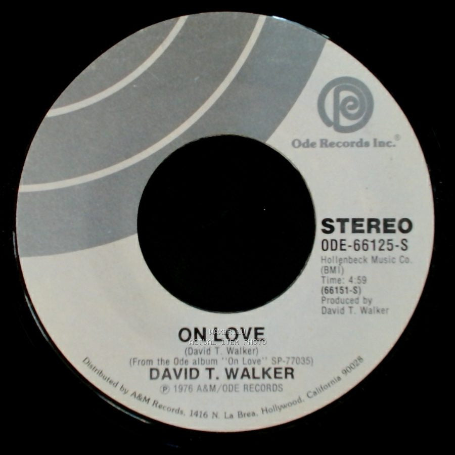 David T. Walker - On Love / I Wish You Love side A