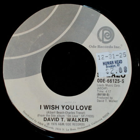 David T. Walker - On Love / I Wish You Love side B