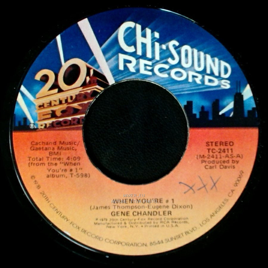 Gene Chandler - I'll Remember You / When You're #1 side B