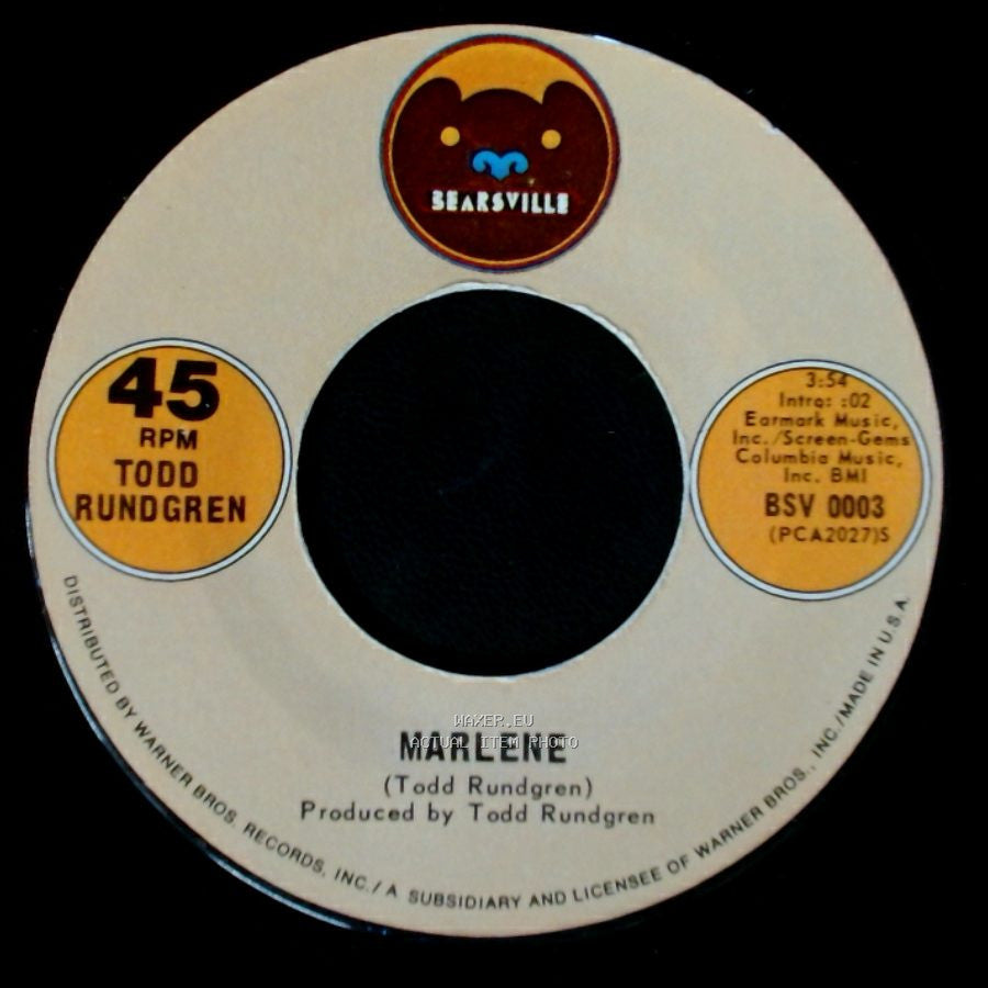 Todd Rundgren - Marlene / I Saw The Light side A