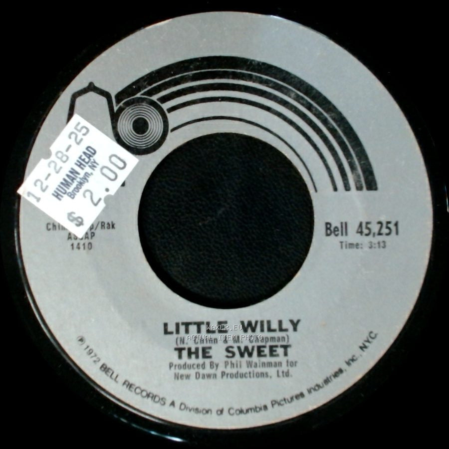 The Sweet - Man From Mecca / Little Willy side B