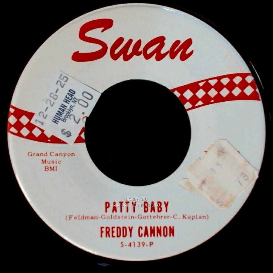 Freddy Cannon - Betty Jean / Patty Baby side B