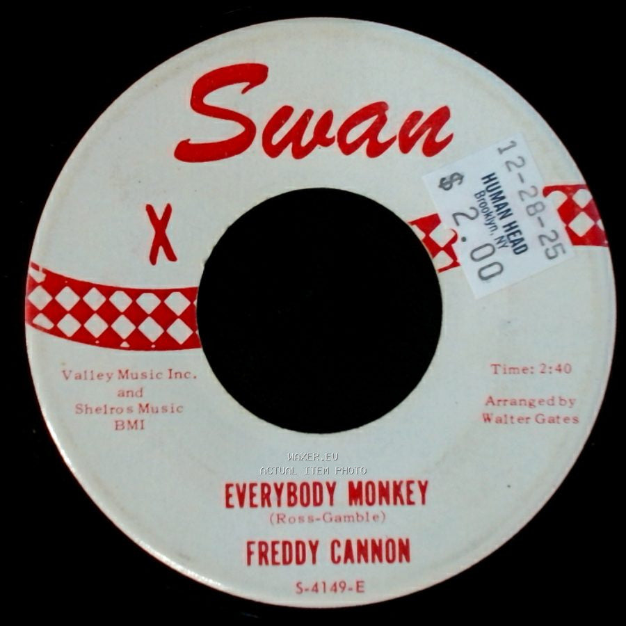 Freddy Cannon - Oh Gloria / Everybody Monkey side B
