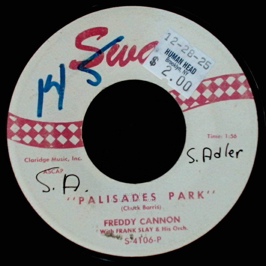 Freddy Cannon - June, July, And August / Palisades Park side B