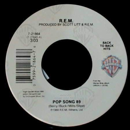 R.E.M. - Stand / Pop Song 89 side B