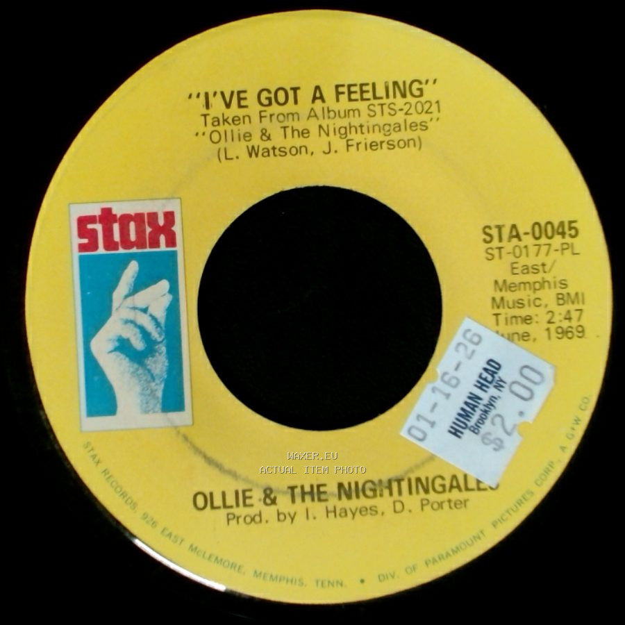 Ollie & The Nightingales - You'll Never Do Wrong / I've Got A Feeling side B