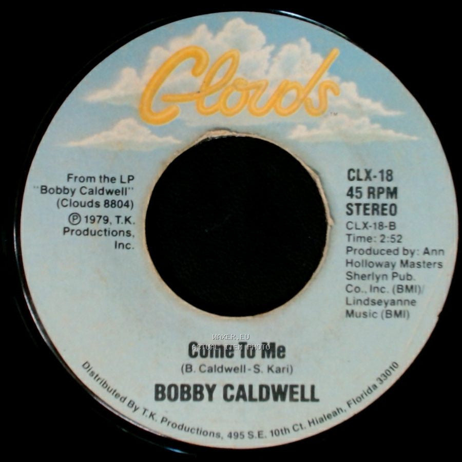 Bobby Caldwell - My Flame / Come To Me side B