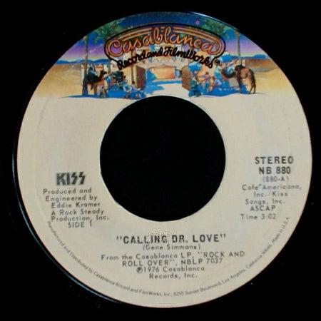 Kiss - Calling Dr. Love / Take Me side A